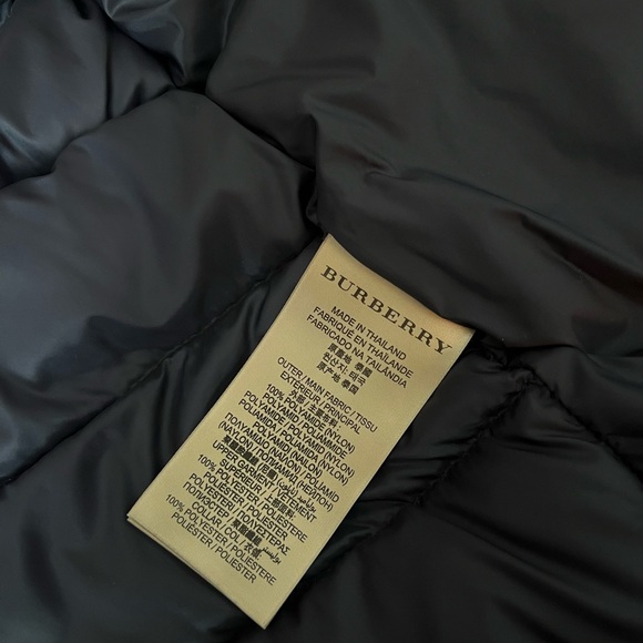 Burberry Navy Puffer Jacket for Men